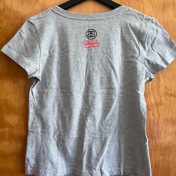Stüssy Light Grey T-Shirt - Picture 3 of 3